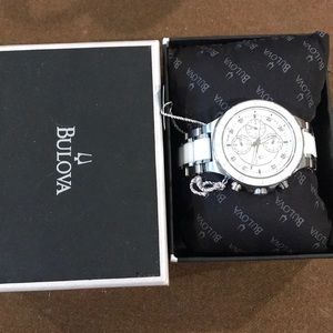 Bulova 8 diamond watch